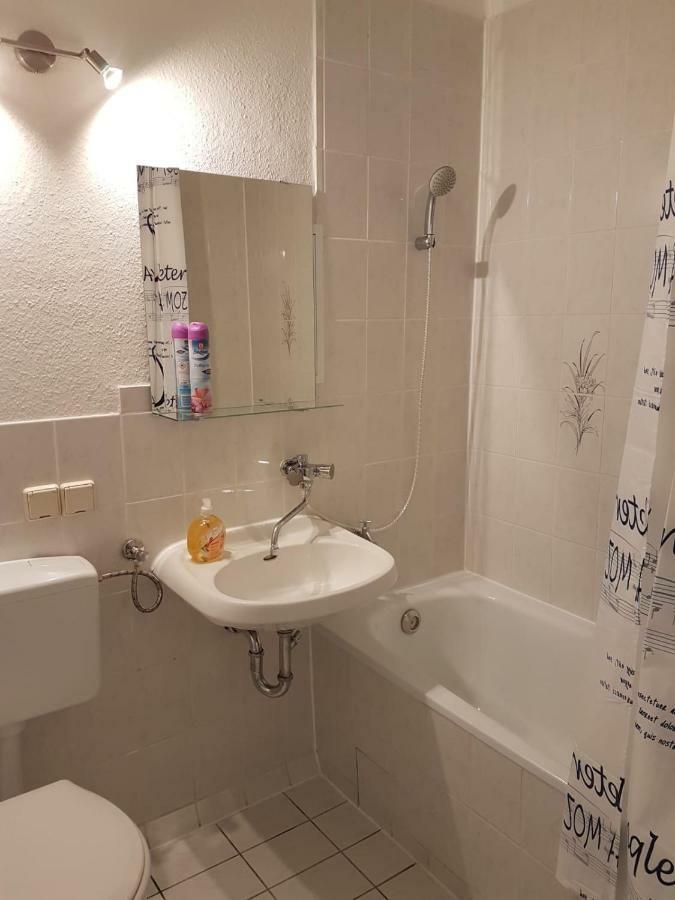 Riesige 3 Zimmer Wohnung am Grünauer Welle mit Balkon Leipzig Exterior foto